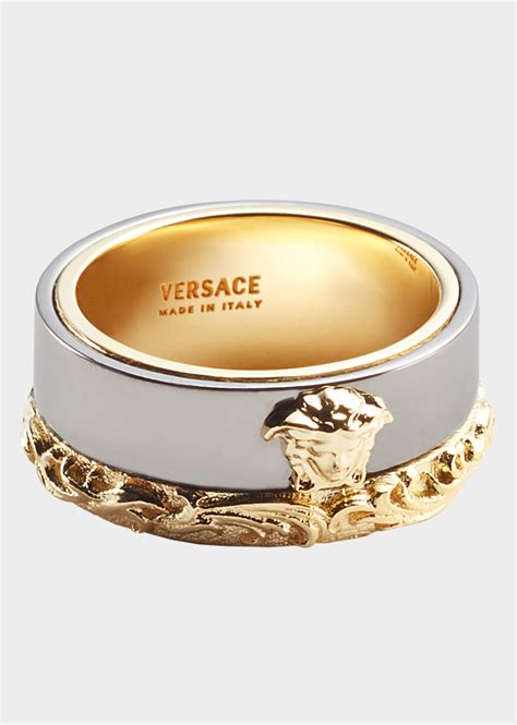 versace rings two tone|Versace men's rings for sale.